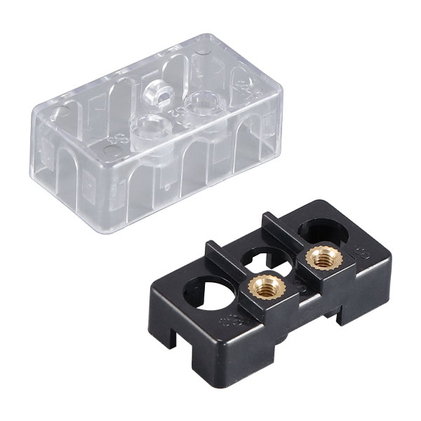 42.5X23.5X15 - (3 Holes) Transparent Cover and Terminal Block